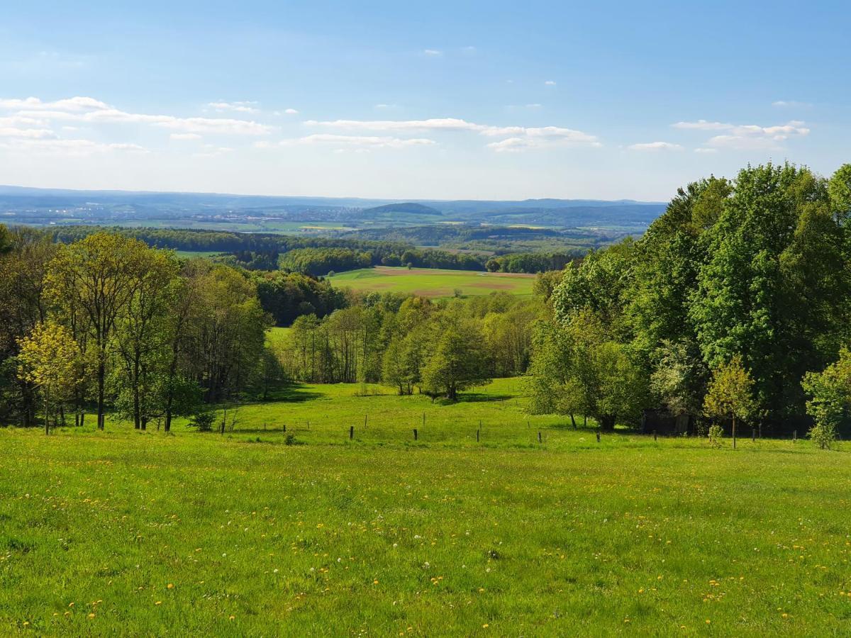 Garni Hotel Biebertal Am Milseburgradweg 霍夫比伯 外观 照片