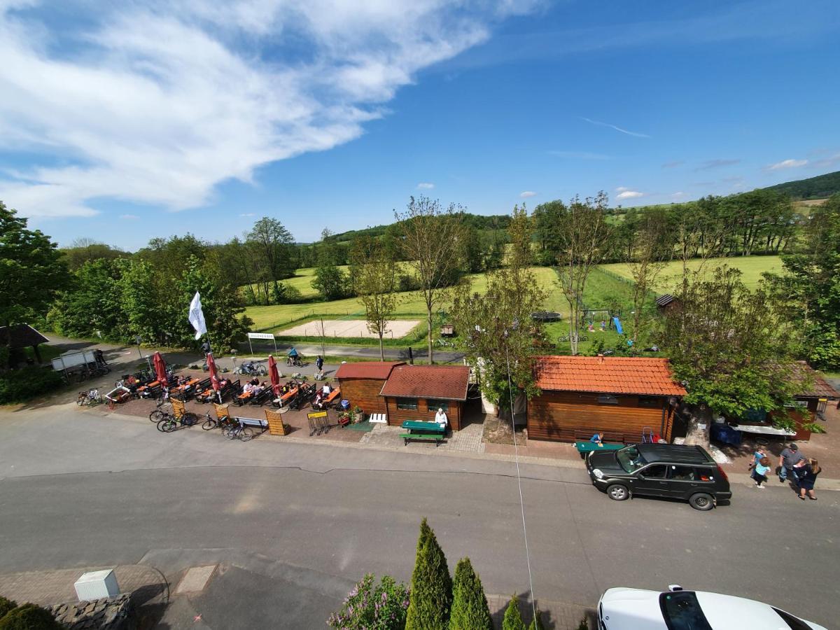 Garni Hotel Biebertal Am Milseburgradweg 霍夫比伯 外观 照片