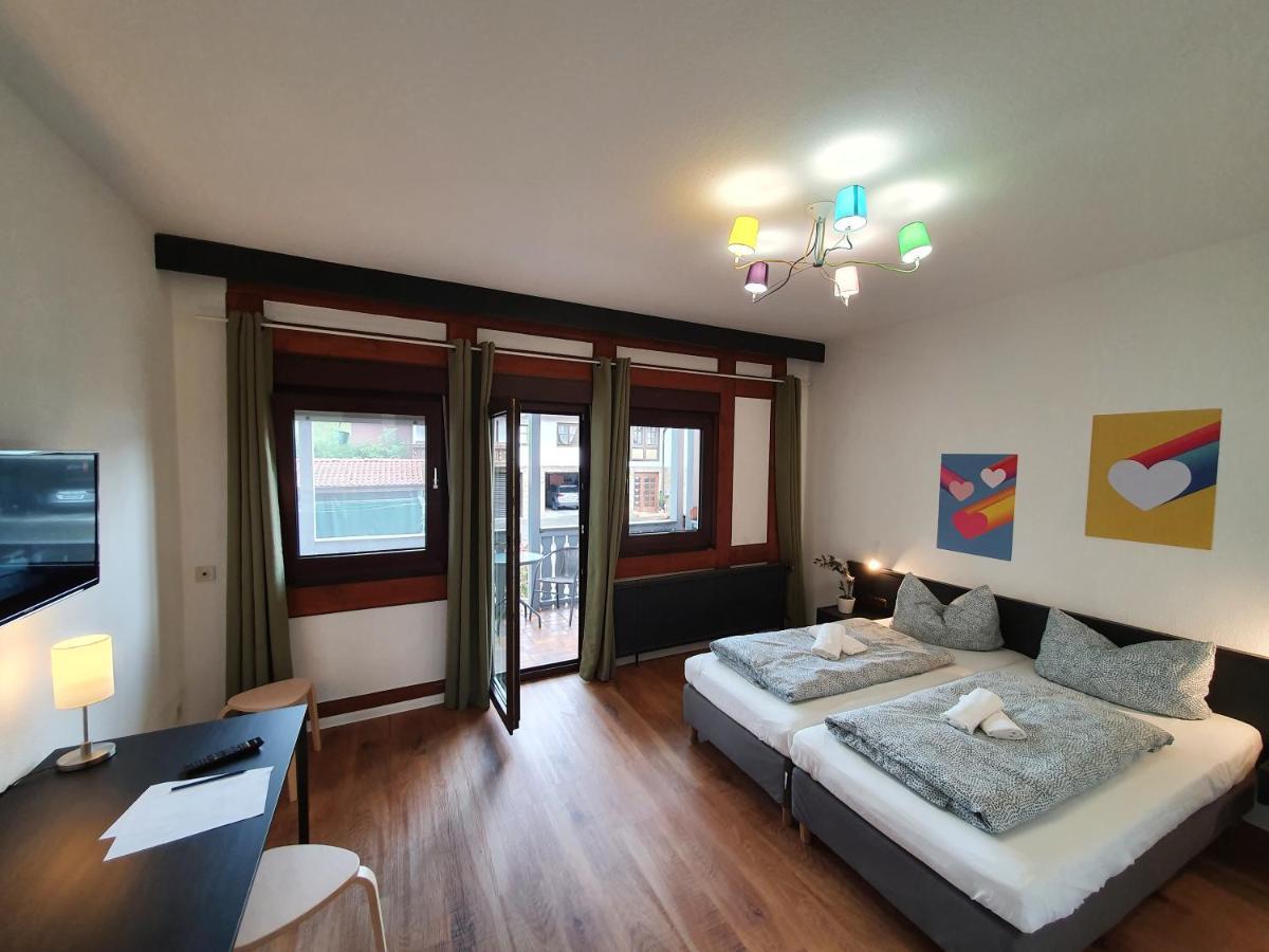 Garni Hotel Biebertal Am Milseburgradweg 霍夫比伯 外观 照片