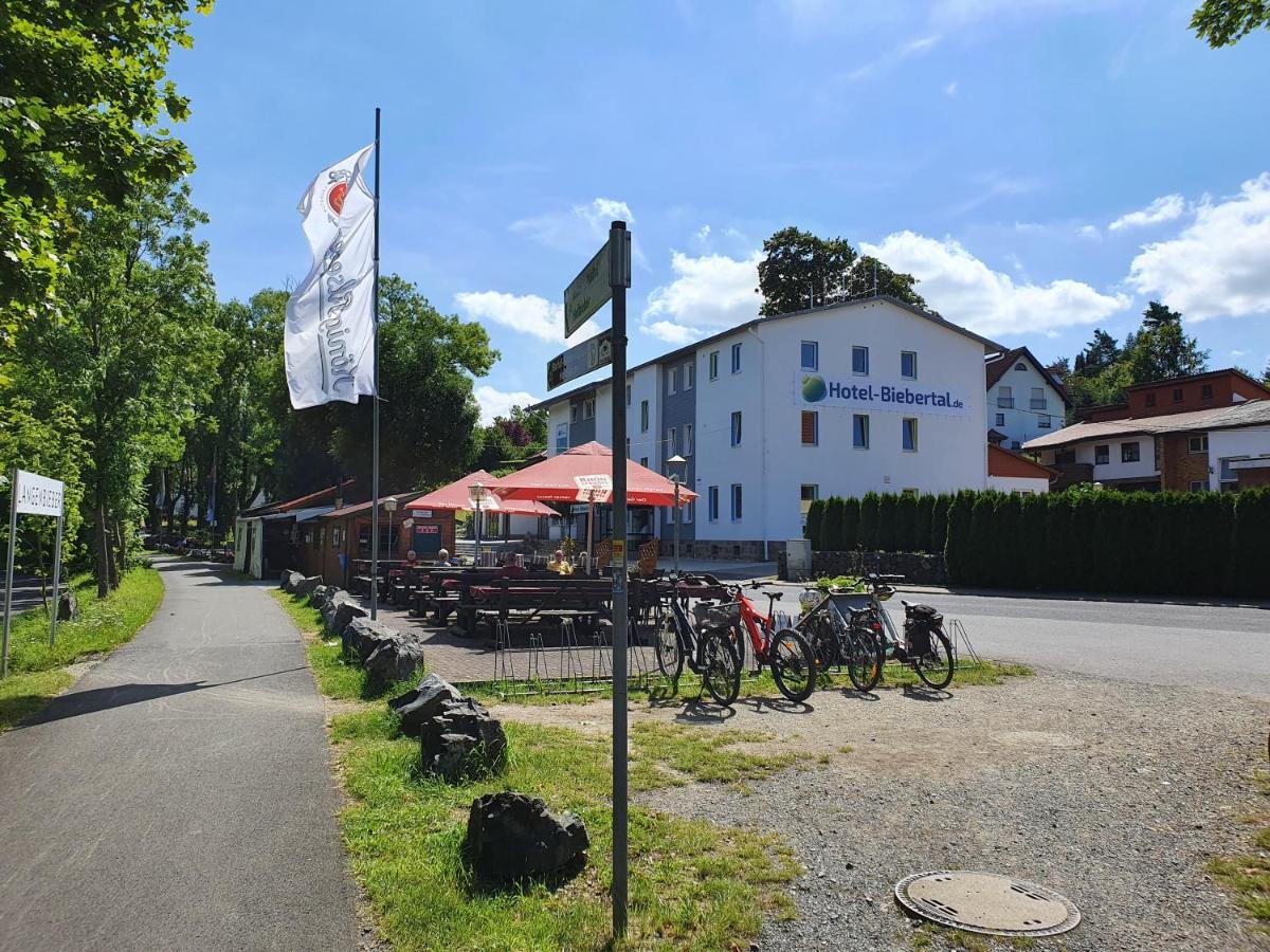 Garni Hotel Biebertal Am Milseburgradweg 霍夫比伯 外观 照片