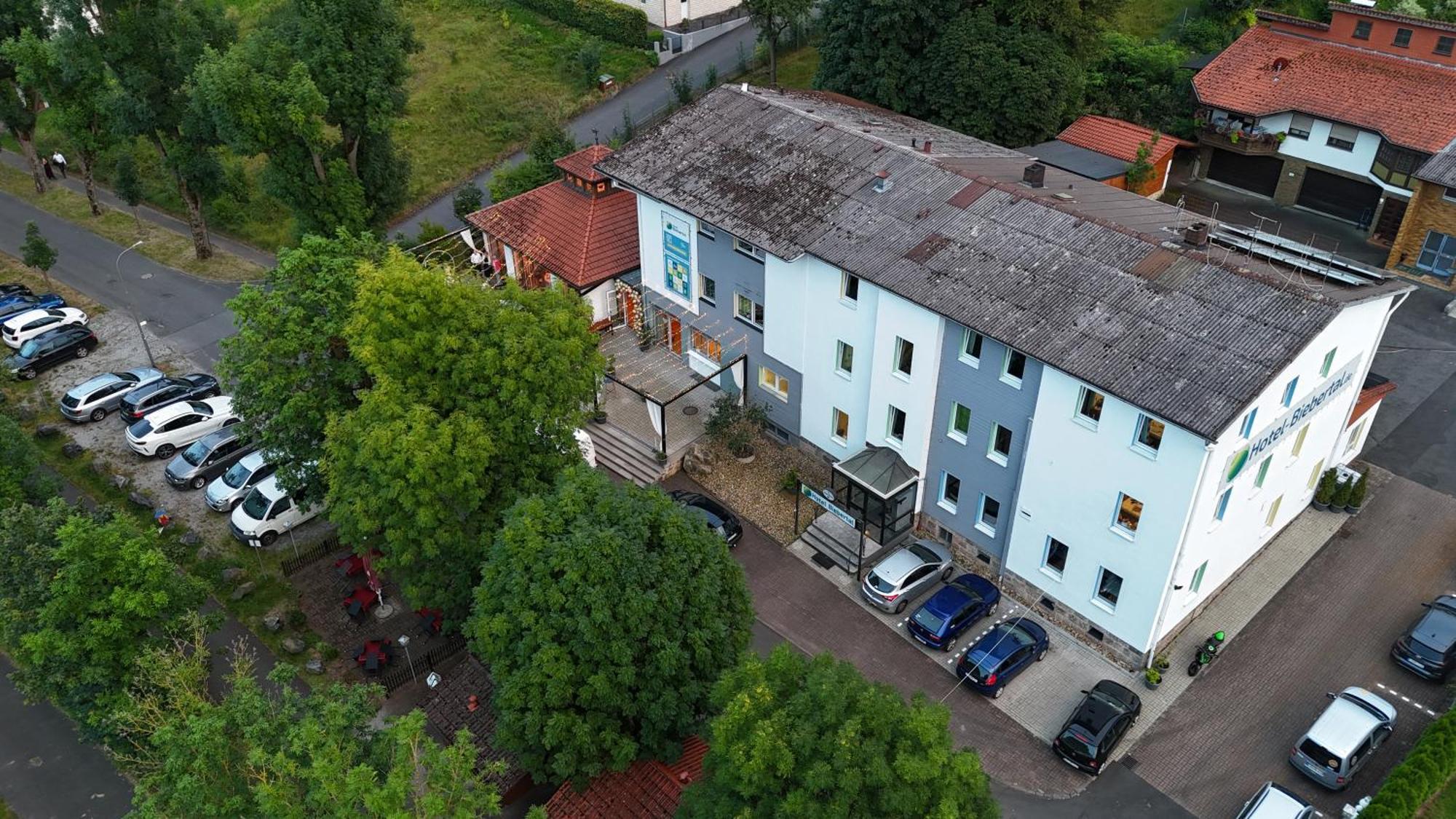 Garni Hotel Biebertal Am Milseburgradweg 霍夫比伯 外观 照片