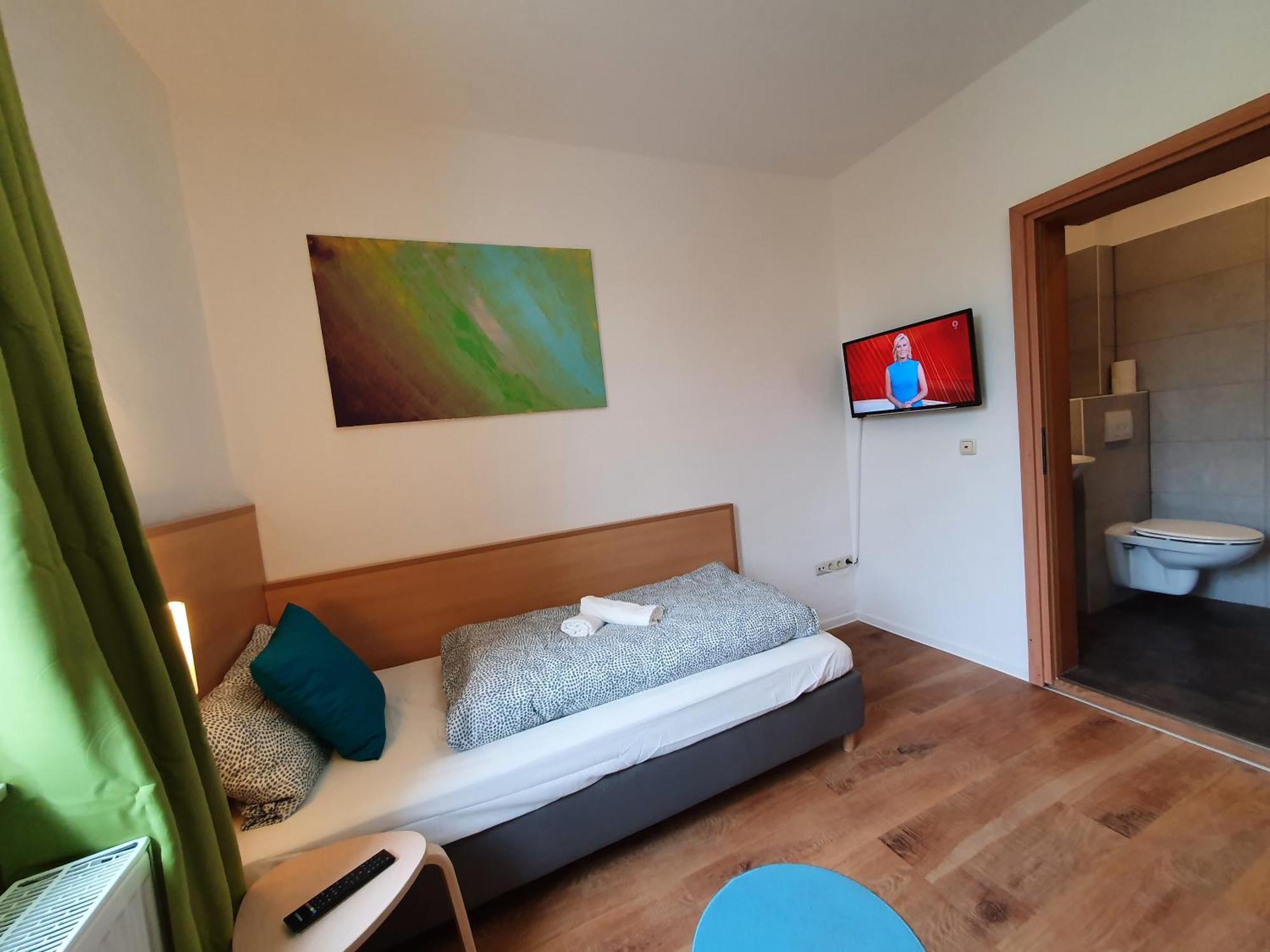 Garni Hotel Biebertal Am Milseburgradweg 霍夫比伯 客房 照片